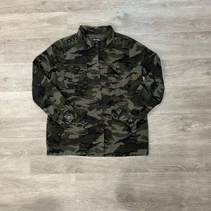 Hot Topic Punk Camo Jacket